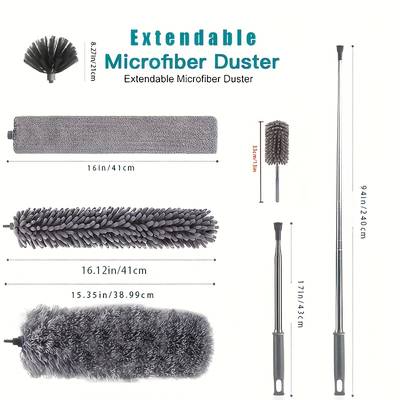 Foldable Multipurpose Microfiber Ceiling Fan Duster - smartishTrend