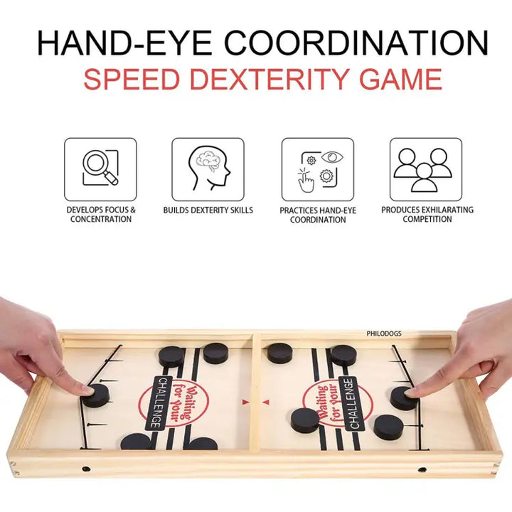 Children's Toys Bump Ejection Chess Board Game Hockey Game - smartishTrend