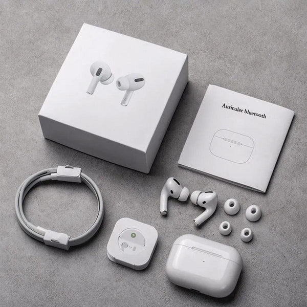 Pro White TWS Bluetooth Earbuds – High-Quality Sound with Touch Controls, Built-in Mic, 10m Wireless Range, True Stereo Headphones – Compatible with All Bluetooth Smart Devices, Ideal for Sports & Daily Use