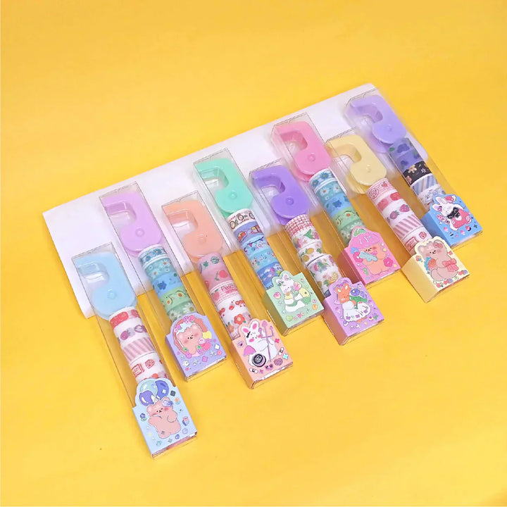 8 in 1 Mini Washi Tape Set with Free Dispenser - smartishTrend